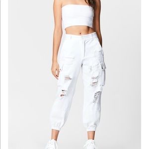 Carmar white cargo pants
